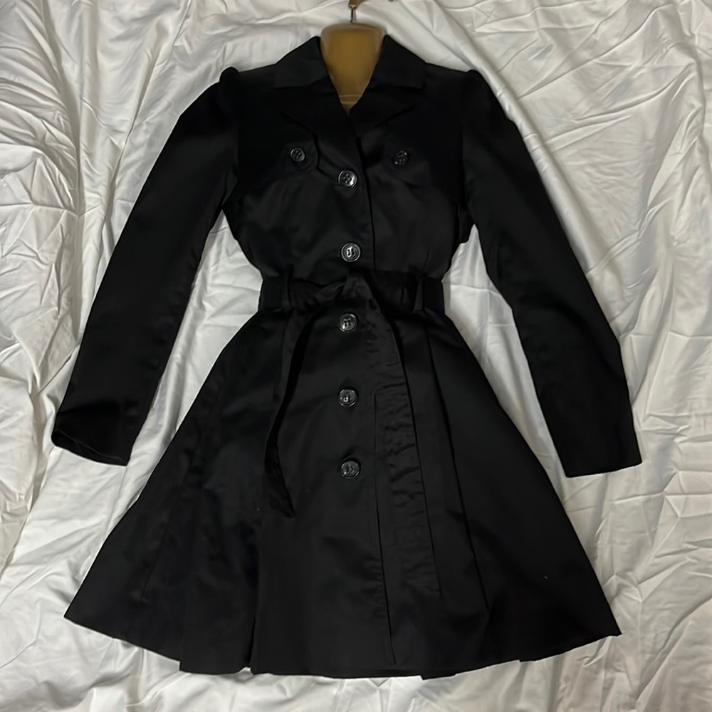 Black trench coat